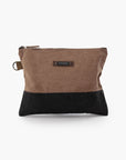 Neelum Zipper Pouch - Khaki