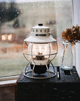 Railroad Lantern - Vintage White
