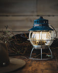 Railroad Lantern - Ocean Blue
