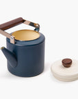 Enamel 2-Tone Kettle Indigo Blue