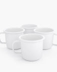 Rolled Enamelware Mug Set