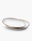 enamel salad plate set
