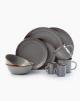 Enamelware Dining Collection - Slate Gray